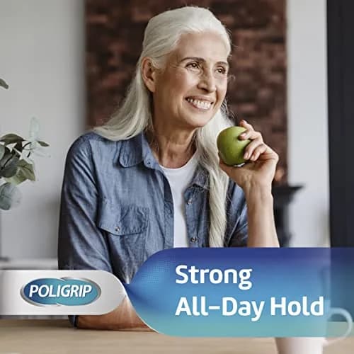 Poligrip Denture Adhesive Cream Ultra Fresh Mint 40g (1.41 oz) | Strong All-Day Hold thumbnail 2
