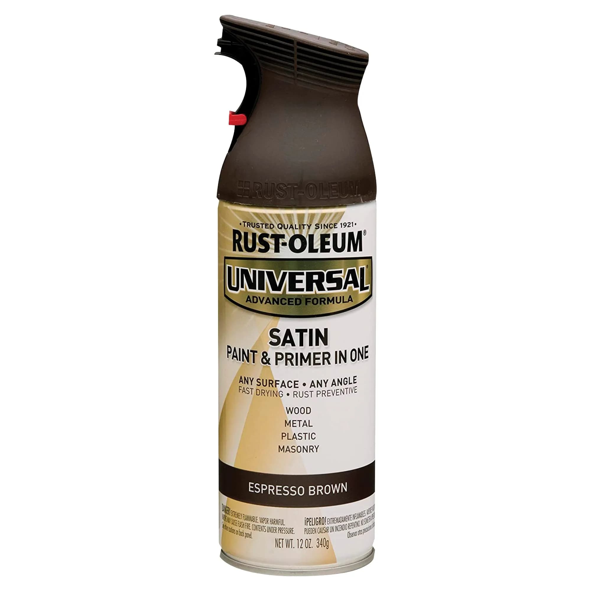 Rust-Oleum Universal All Surface Satin Espresso Brown Spray Paint - 12 Oz (Single Can) - main product image