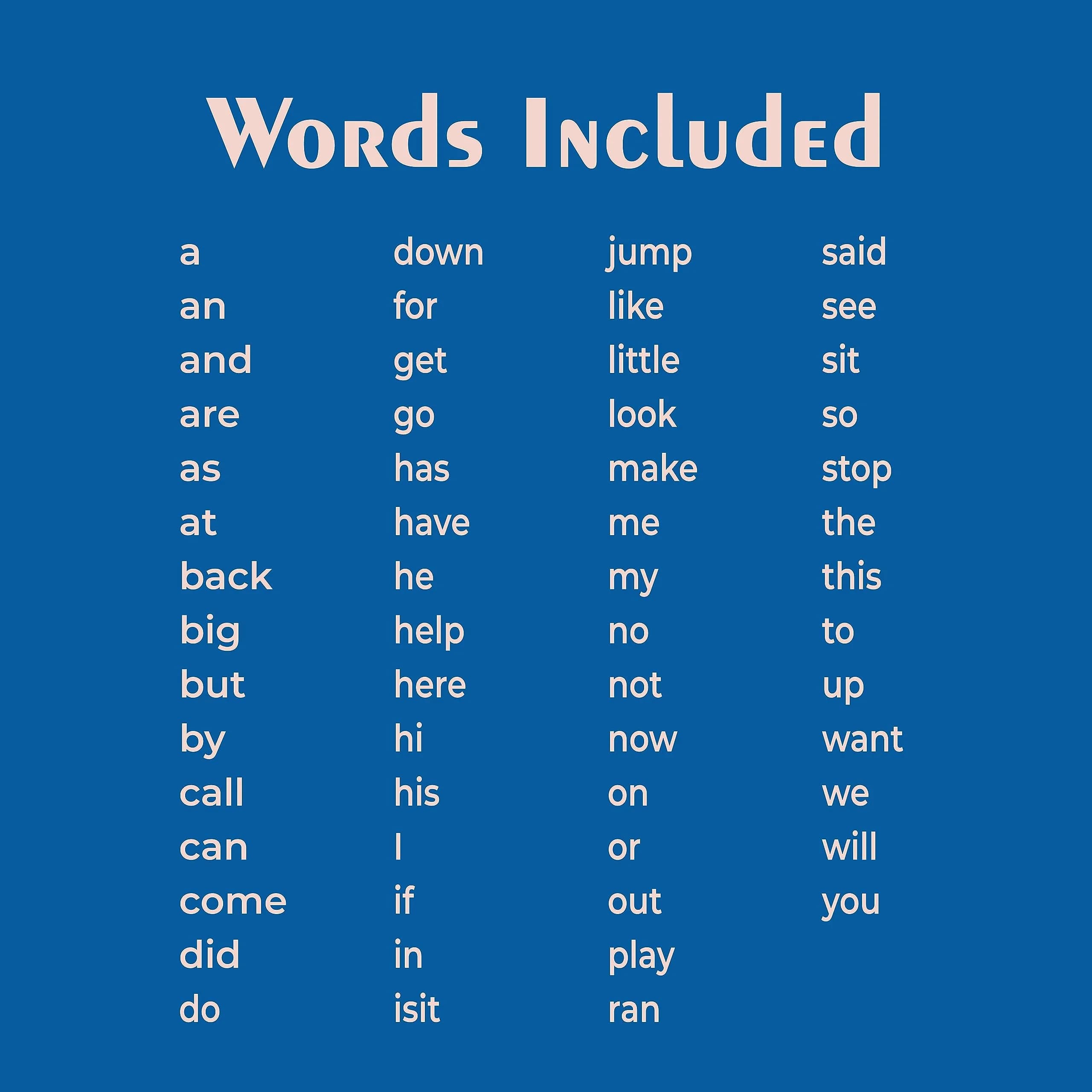 Child1st SnapWords List A Pocket Sight Word Cards 59 Words | Multisensory Reading Tool for Early Learners - view 5