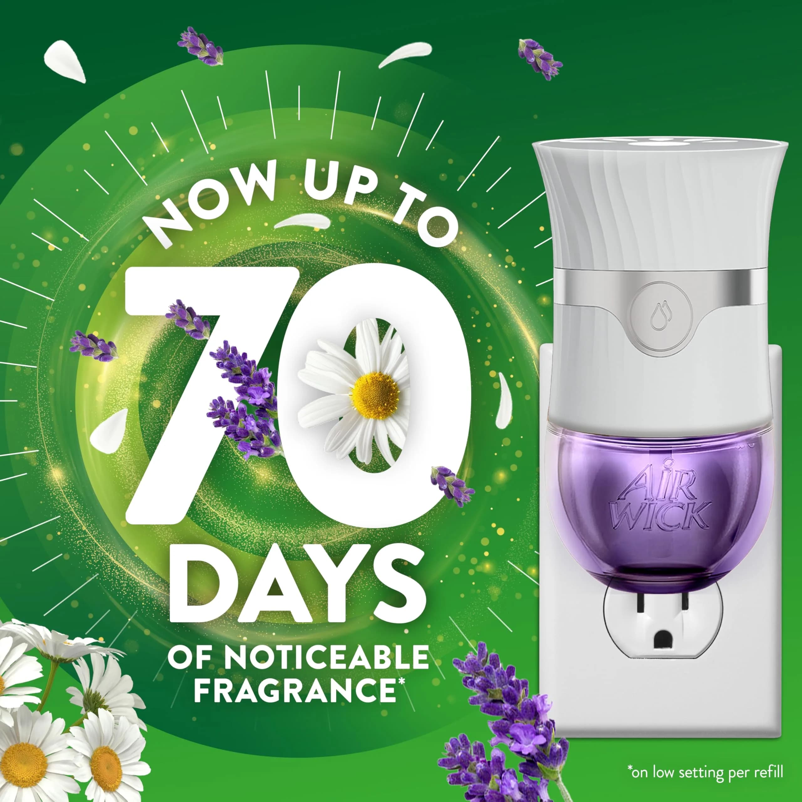 Air Wick Plug in Scented Oil Refill Lavender & Chamomile 2x0.38 Fl Oz (0.76 Fl Oz Total) | Infused with Natural Essential Oils - view 4