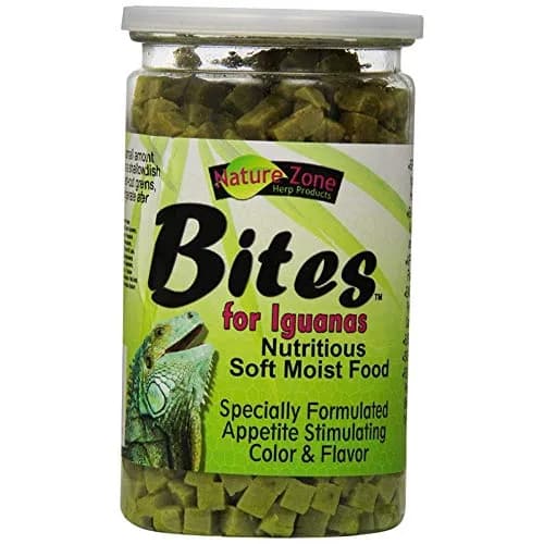 Nature Zone Iguana Bites Soft Moist Food 255 g (9 oz) | Passion Fruit Flavored Reptile Pellets thumbnail 1