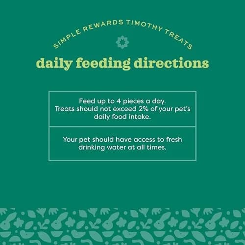 Oxbow Simple Rewards Timothy Treats for Small Pets, 1.4 oz (40g) | High-Fiber Hay Snacks for Digestive & Dental Health thumbnail 4