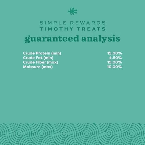 Oxbow Simple Rewards Timothy Treats for Small Pets, 1.4 oz (40g) | High-Fiber Hay Snacks for Digestive & Dental Health thumbnail 6