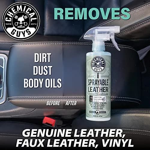 Chemical Guys Sprayable Leather Cleaner & Conditioner 473ml (16 Fl Oz) | Auto Interior & Furniture Care thumbnail 2