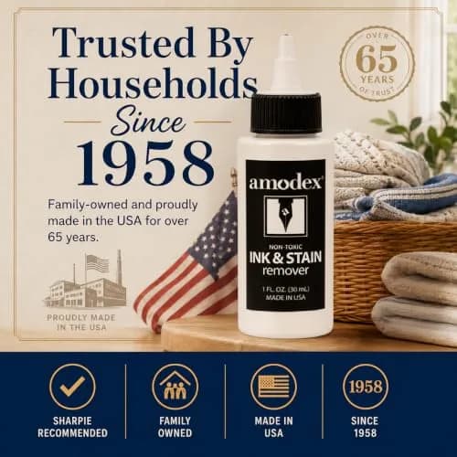 Amodex Ink & Stain Remover 30ml (1 Fl Oz) | Tough Stain Removal for Fabrics, Skin & Surfaces thumbnail 7