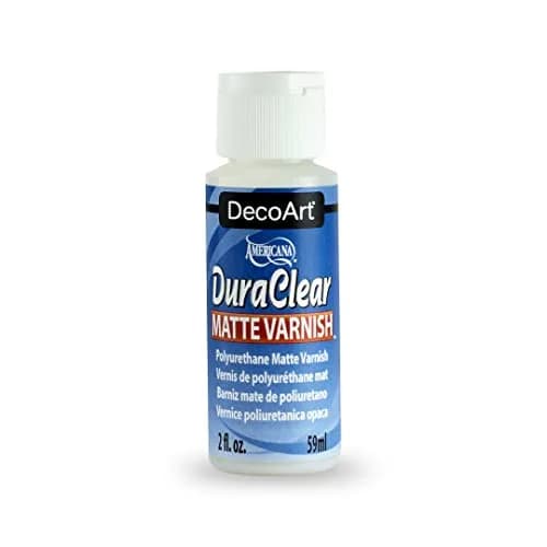 DecoArt DuraClear Matte Varnish 59ml (2 fl oz) | Non-Yellowing Polyurethane for Interior Wood thumbnail 1