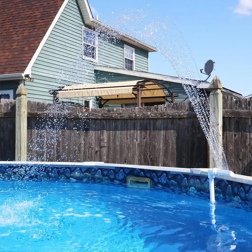 Splash-A-Round Pools SEC385 Waterfall Spray Pool Fountain | Installs in 5 Minutes - view 3