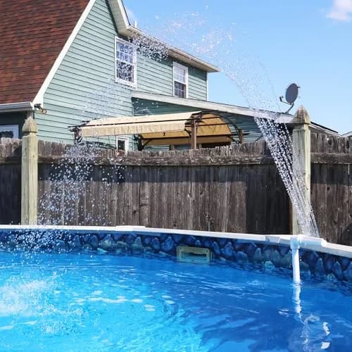 Splash-A-Round Pools SEC385 Waterfall Spray Pool Fountain | Installs in 5 Minutes thumbnail 3