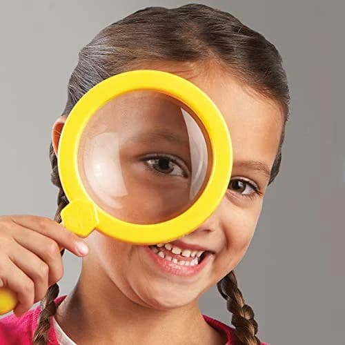 Learning Resources Primary Science Jumbo Magnifiers Set of 12 | 4.5x Magnification, Hands-Free Viewing thumbnail 4