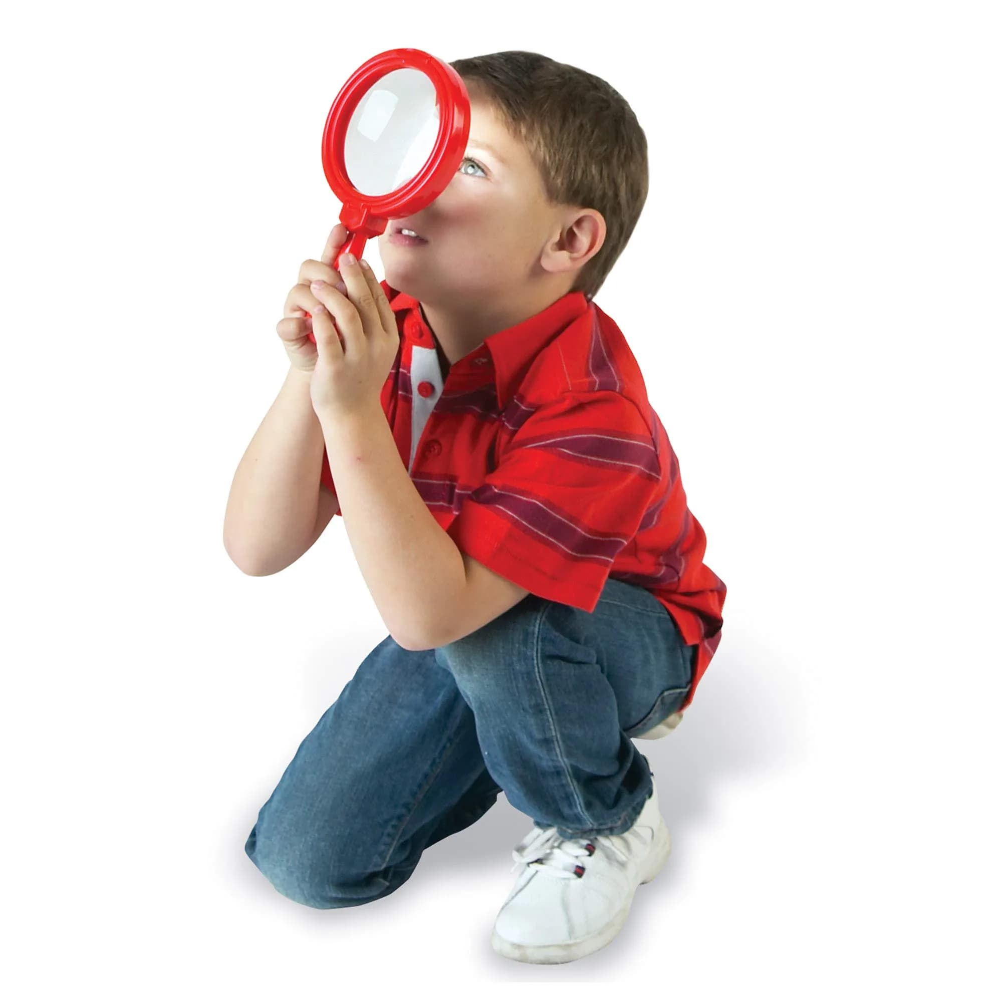 Learning Resources Primary Science Jumbo Magnifiers Set of 12 | 4.5x Magnification, Hands-Free Viewing - view 5