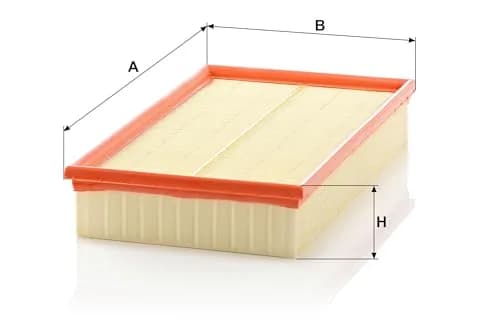 Mann Filter C 34 175 Air Filter | Vehicle Specific Fit, Paper Media, White thumbnail 2