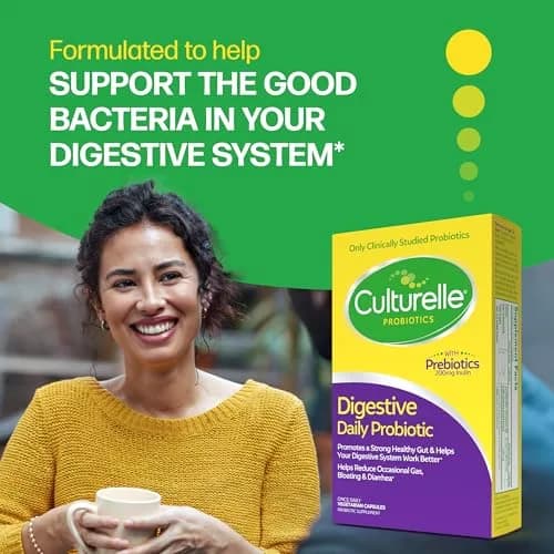 Culturelle Digestive Daily Probiotic Capsules 30 Count | Clinically Proven Lactobacillus GG for Gut Health thumbnail 4
