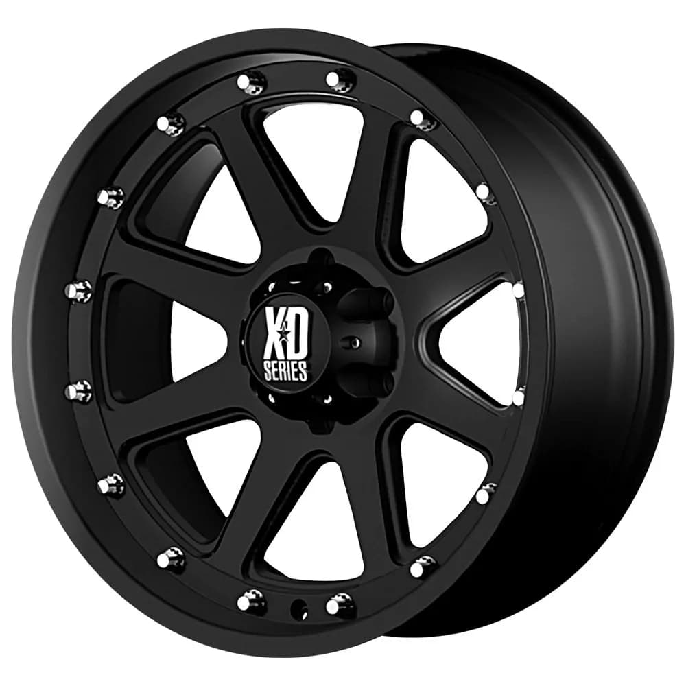 XD SERIES 17X9 5X5.0 M-BLK Wheel | Matte Black Finish, 17 Inch Diameter, Lifetime Warranty — MATTE BLACK