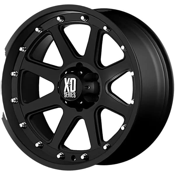 XD SERIES 17X9 5X5.0 M-BLK Wheel | Matte Black Finish, 17 Inch Diameter, Lifetime Warranty thumbnail 2