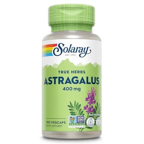 SOLARAY Astragalus Root 400mg VegCaps | Traditional Herbal Support for Stress & Immunity thumbnail 1