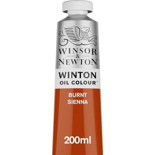 Winsor & Newton Winton Oil Color, 200ml Tube, Burnt Sienna | Affordable Student & Artist Oil Paint thumbnail 1