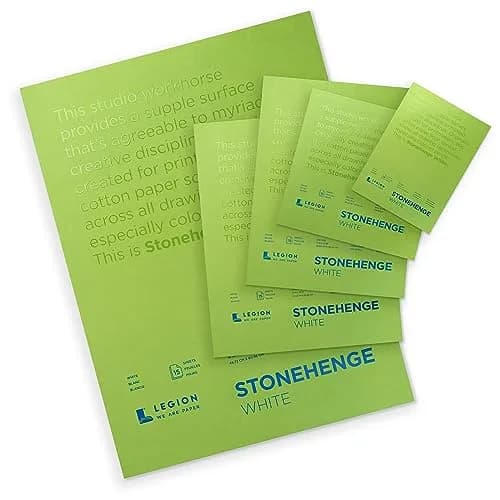 Stonehenge 100% Cotton Medium Weight Pad, White, 11 x 14 inches | Acid-Free, Archival Art Paper thumbnail 7