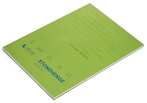 Stonehenge 100% Cotton Medium Weight Pad, White, 11 x 14 inches | Acid-Free, Archival Art Paper thumbnail 2