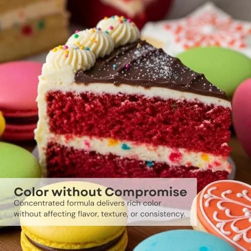 Chefmaster Liqua-Gel Food Coloring Ivory | Vibrant, Fade-Resistant Gel for Baking & Decorating (10.5 oz) thumbnail 5