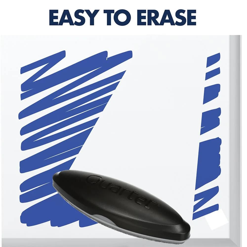 Quartet EnduraGlide Chisel Tip Dry Erase Markers, Blue, 12 Count Pack - view 3