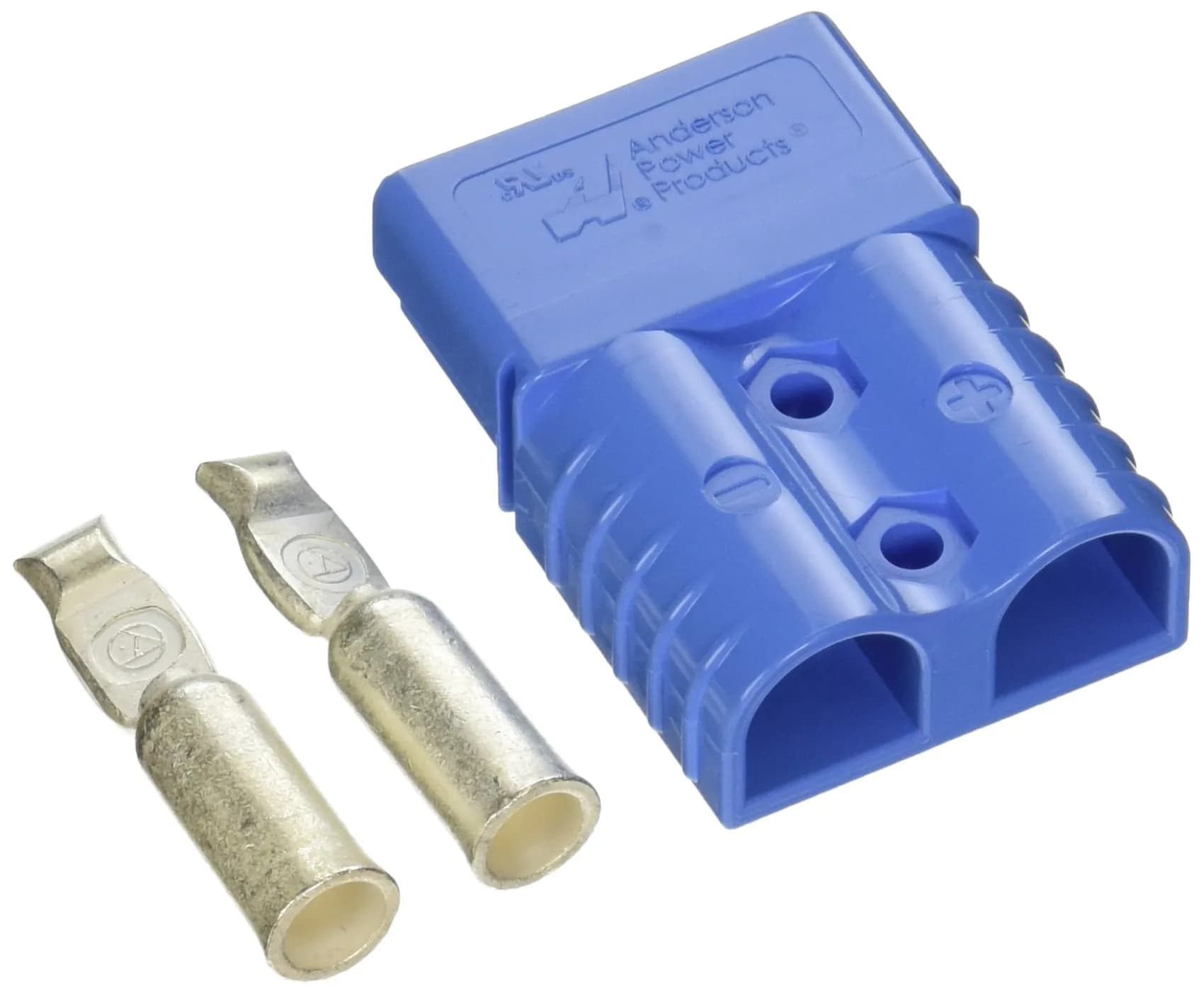Install Bay SB120 Large Gauge Anderson Connector 4 Gauge Blue, Each | Heavy-Duty 12V Quick-Disconnect Plug - main product image