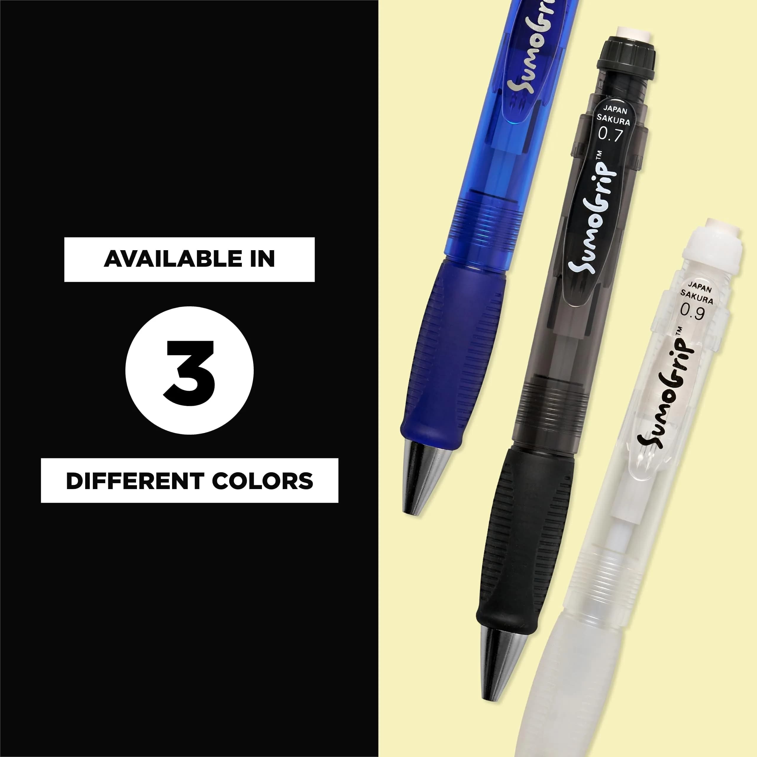 Sakura SumoGrip Mechanical Pencil 0.5mm (1 Count) | Smooth Writing Instrument with Jumbo Eraser - view 6