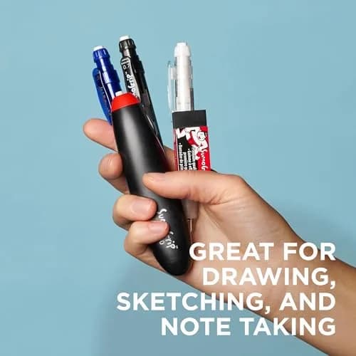 SAKURA SumoGrip Mechanical Pencil 0.9mm Clear | Comfortable Ergonomic Grip for Students thumbnail 6