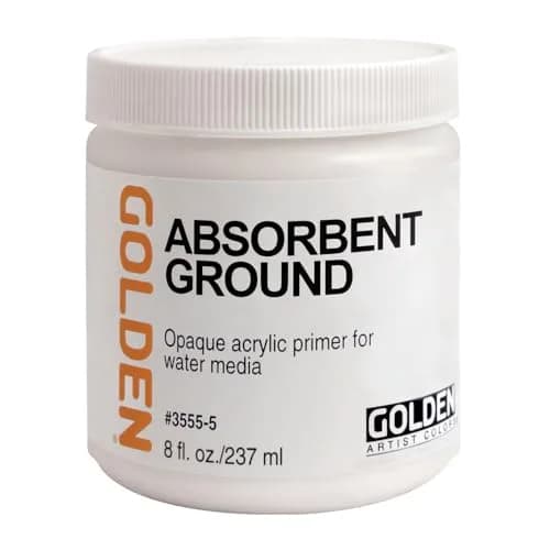 GOLDEN Absorbent Ground, 8 fl. oz. Jar | Porous Acrylic Medium for Artists thumbnail 1