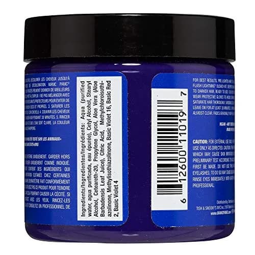 MANIC PANIC Classic Lie Locks Semi Permanent Hair Color 4oz | Vibrant Indigo Purple for Women & Men, Lasts 4-6 Weeks, Vegan & Cruelty-Free thumbnail 2