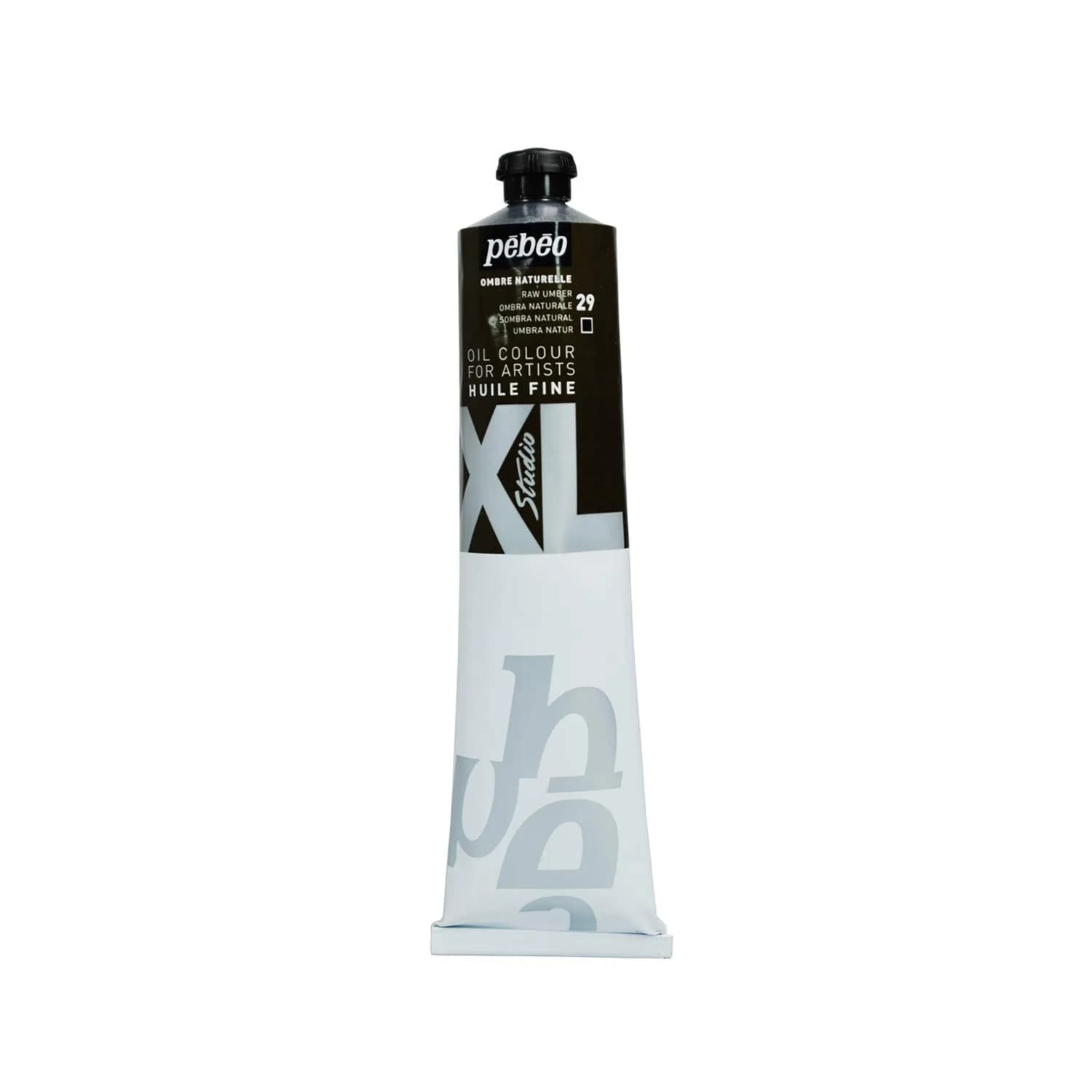 Pébéo Fine Oil XL Paint 200ml (6.76 Fl Oz) Natural Shade Brown | Artist Grade Oil Paint for Canvas, Wood, Metal - main product image