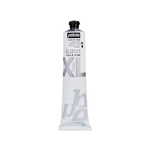 Pébéo Fine Oil XL Titanium White 200ml (6.76 Fl Oz) | Artist Grade Oil Paint for Canvas, Wood, Metal thumbnail 1