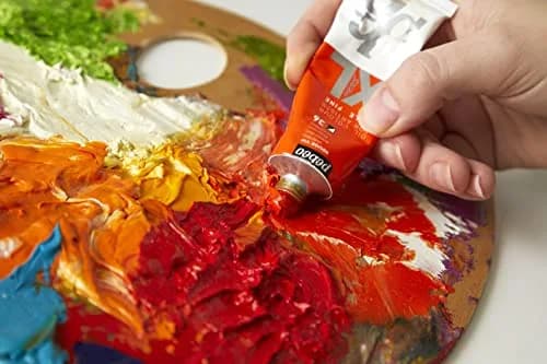 Pébéo Fine Oil XL Paint 200ml (6.76 Fl Oz) | Bright Orange - Opaque Finish thumbnail 4