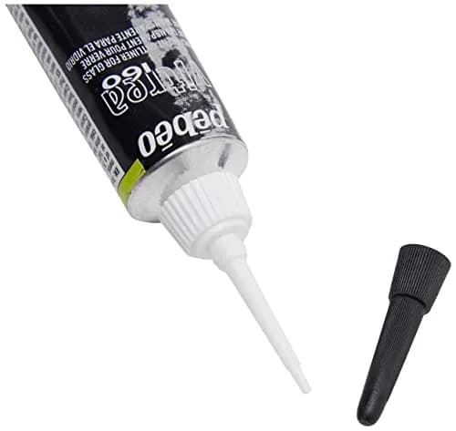 PEBEO Vitrea 160 Glass Paint Outliner 0.67 Fl Oz | Black, High-Gloss, Water-Based, Heat-Resistant thumbnail 4