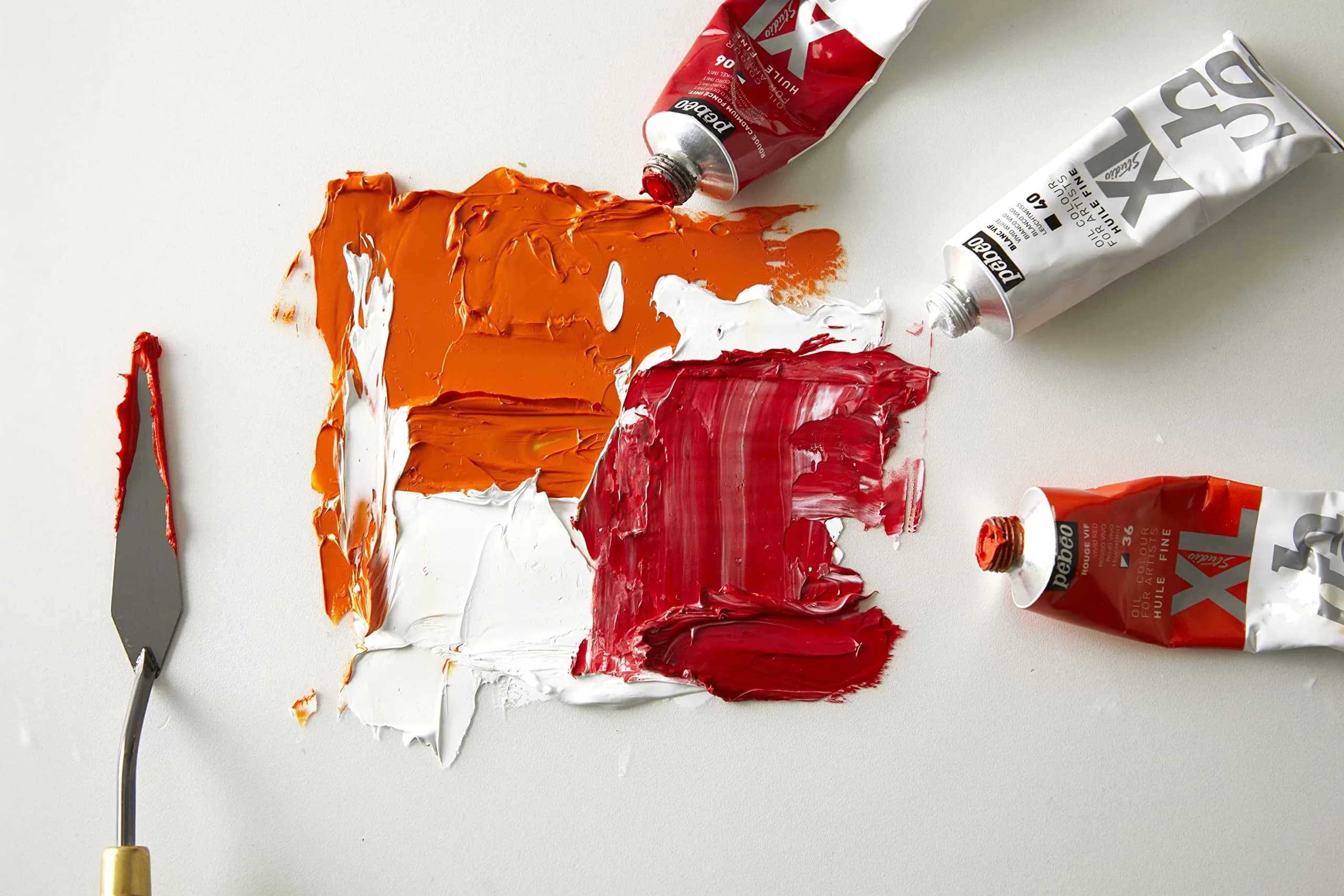 Pébéo Fine Oil XL Cadmium Red Light Imitation 200ml (6.76 Fl Oz) | Artist Grade Oil Paint for Canvas, Wood, Metal - view 7