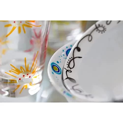 Pebeo Vitrea 160 Glass Paint Outliner Pearl 20 ml | Relief & Permanent Effects on Glass thumbnail 7