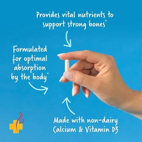 Redd Remedies Calcium Mag + D Supports Healthy Bones | 120 Capsules | Natural Bone Density Formula thumbnail 3