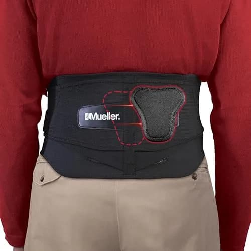 MUELLER Lumbar Back Brace Plus Size | Adjustable Support for Back Pain Relief thumbnail 1