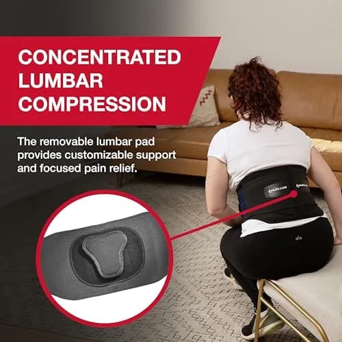 MUELLER Lumbar Back Brace Plus Size | Adjustable Support for Back Pain Relief thumbnail 3