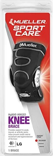 MUELLER Hg80 Hinged Knee Brace Large | Supports Arthritis & Sprains, Fully Adjustable, Black thumbnail 2