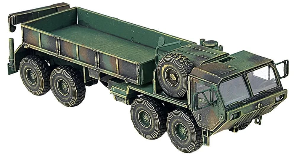 Academy U.S. M977 8x8 Cargo Truck Model Kit | 1:72 Scale Military Vehicle — Multicolor