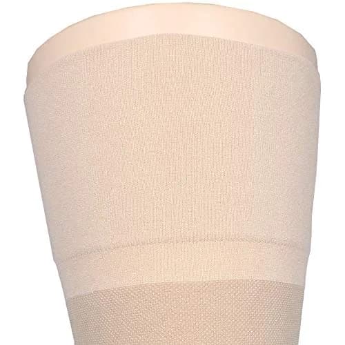 Truform 30-40 mmHg Compression Stockings for Men and Women, Thigh High, Beige, Small thumbnail 7