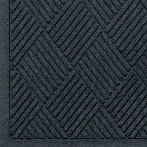 M+A Matting WaterHog Diamond Commercial-Grade Entrance Mat 8.4ft x 3ft | Indoor/Outdoor, Quick Drying, Stain Resistant Charcoal thumbnail 1
