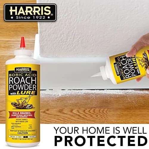 HARRIS Boric Acid Roach and Silverfish Killer Powder 16oz | EPA Registered Insecticide thumbnail 5