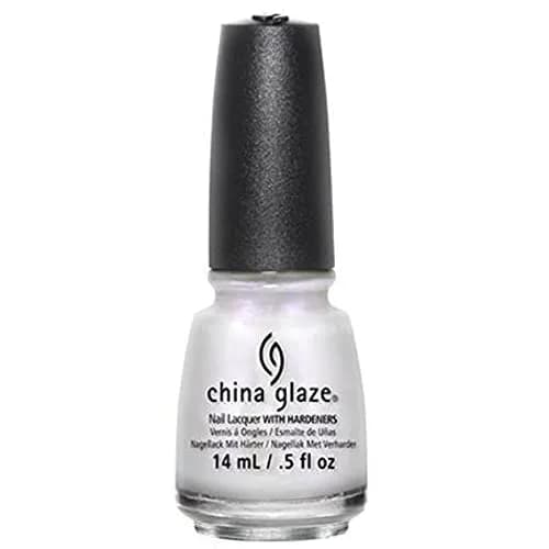 China Glaze Rainbow Nail Lacquer 0.5 Fl Oz | Sheer Pearlescent White with Lilac Undertones, Long-Wearing & Flexible thumbnail 1