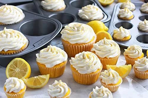 GoodCook Everyday Nonstick Steel Jumbo Texas Muffin Pan, 6-Cup, Gray | Perfect Bakery-Style Oversized Muffins thumbnail 3