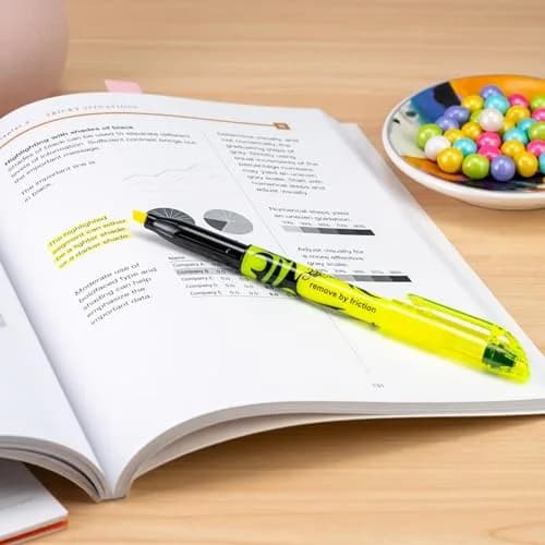 PILOT FriXion Light Erasable Highlighters, Chisel Tip, Yellow, 12-Pack | Erasable, No Bleed, Fast Drying thumbnail 7
