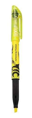PILOT FriXion Light Erasable Highlighters, Chisel Tip, Yellow, 12-Pack | Erasable, No Bleed, Fast Drying thumbnail 3