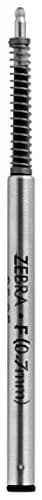Zebra Pen F-Series Stainless Steel Ballpoint Pen Refill, Fine Point, 0.7mm, Black Ink | Compatible with Zebra F-301 & F-401 thumbnail 2