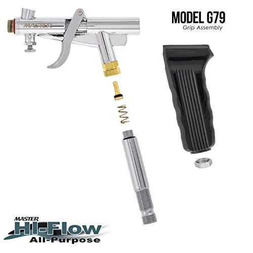 Master Airbrush G79 Precision Fixed Dual-Action Trigger Style Airbrush Set with 3 Tip Sizes & Cups | Gravity Feed thumbnail 4