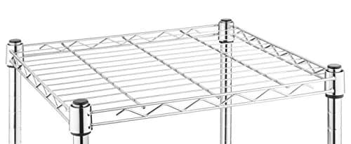 Whitmor 2-Wire Shelving Unit, Metal Storage Shelves, Stacking Shelf with Basket, Easy Assembly Home Organizer for Pantry, Kitchen, Garage, Plant thumbnail 5